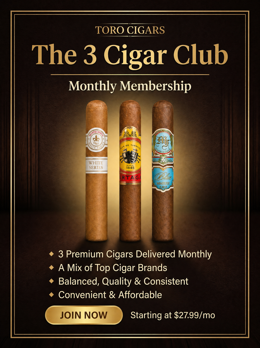The 3 Cigar Club monthly membership