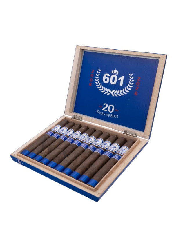 Espinosa 601 Blue Maduro 20th Anniversary Ovalado 10ct