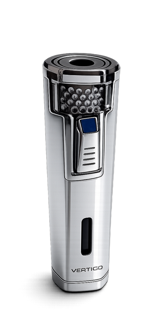 Vertigo Paragon Single Torch Lighter Chrome 2