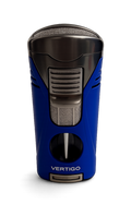 Vertigo Titan Quad Torch Lighter W/V-Cutter Blue