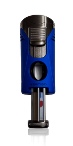 Vertigo Titan Quad Torch Lighter W/V-Cutter Blue 3