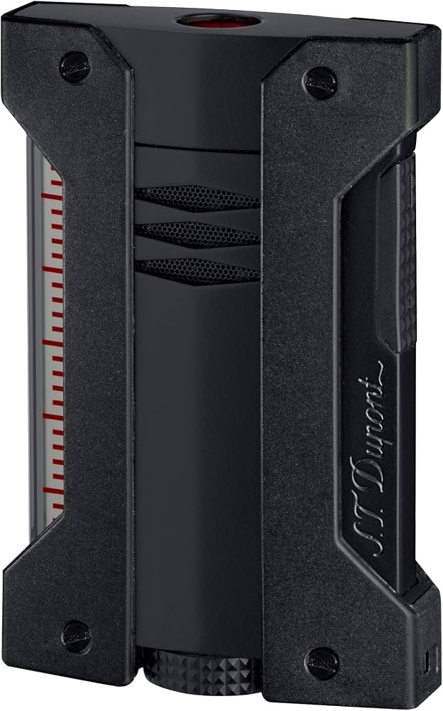St Dupont Lighter With Jet Matte Black