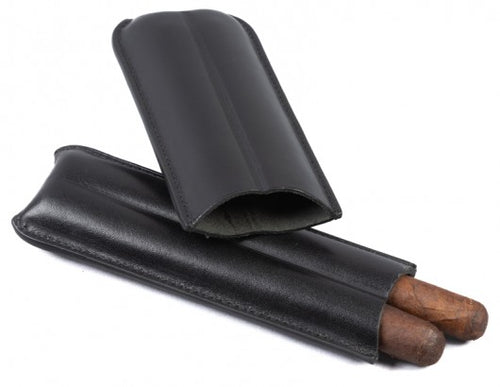 2 Finger Leather Case Black 2