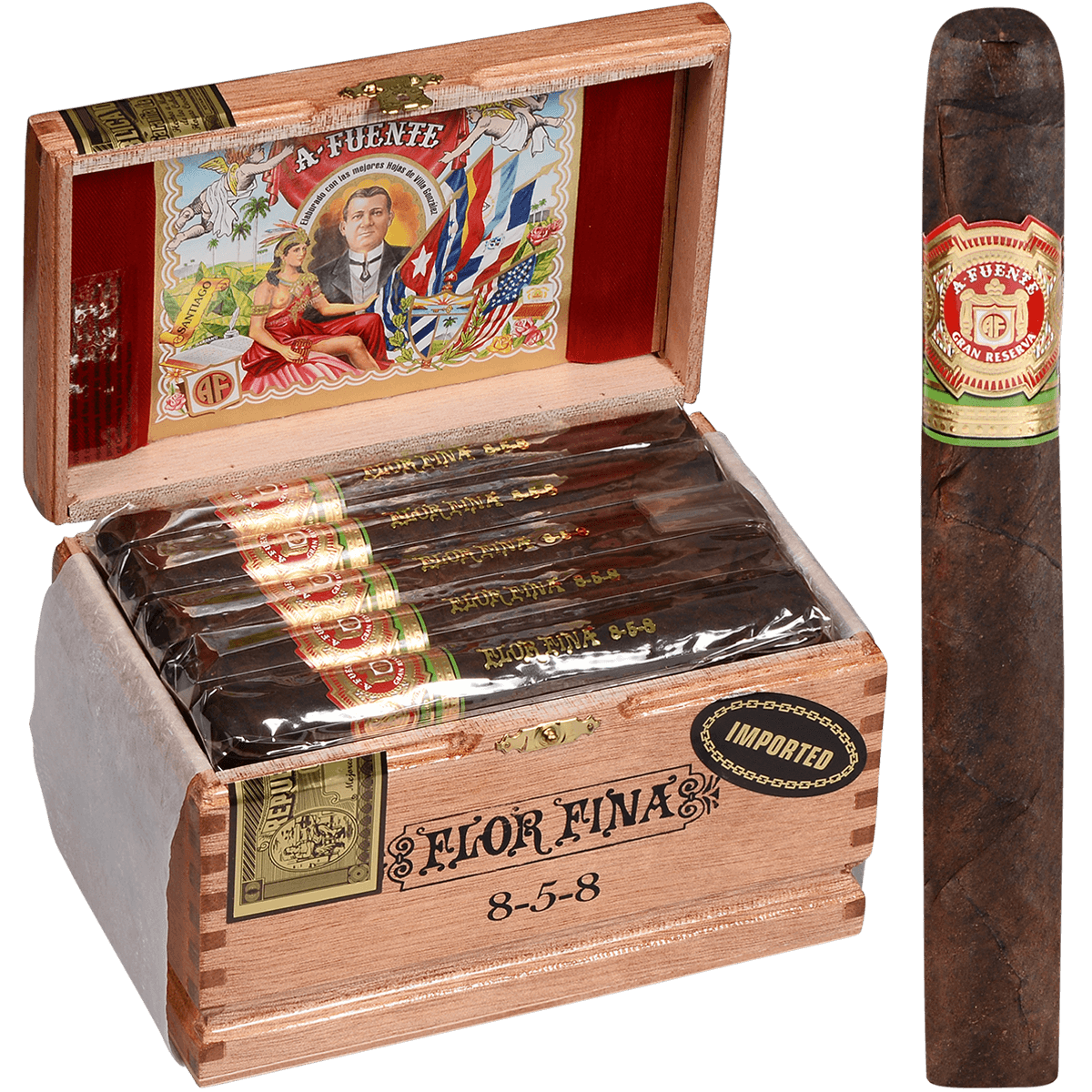 Arturo Fuente 8-5-8 Flor Fina Maduro 25ct