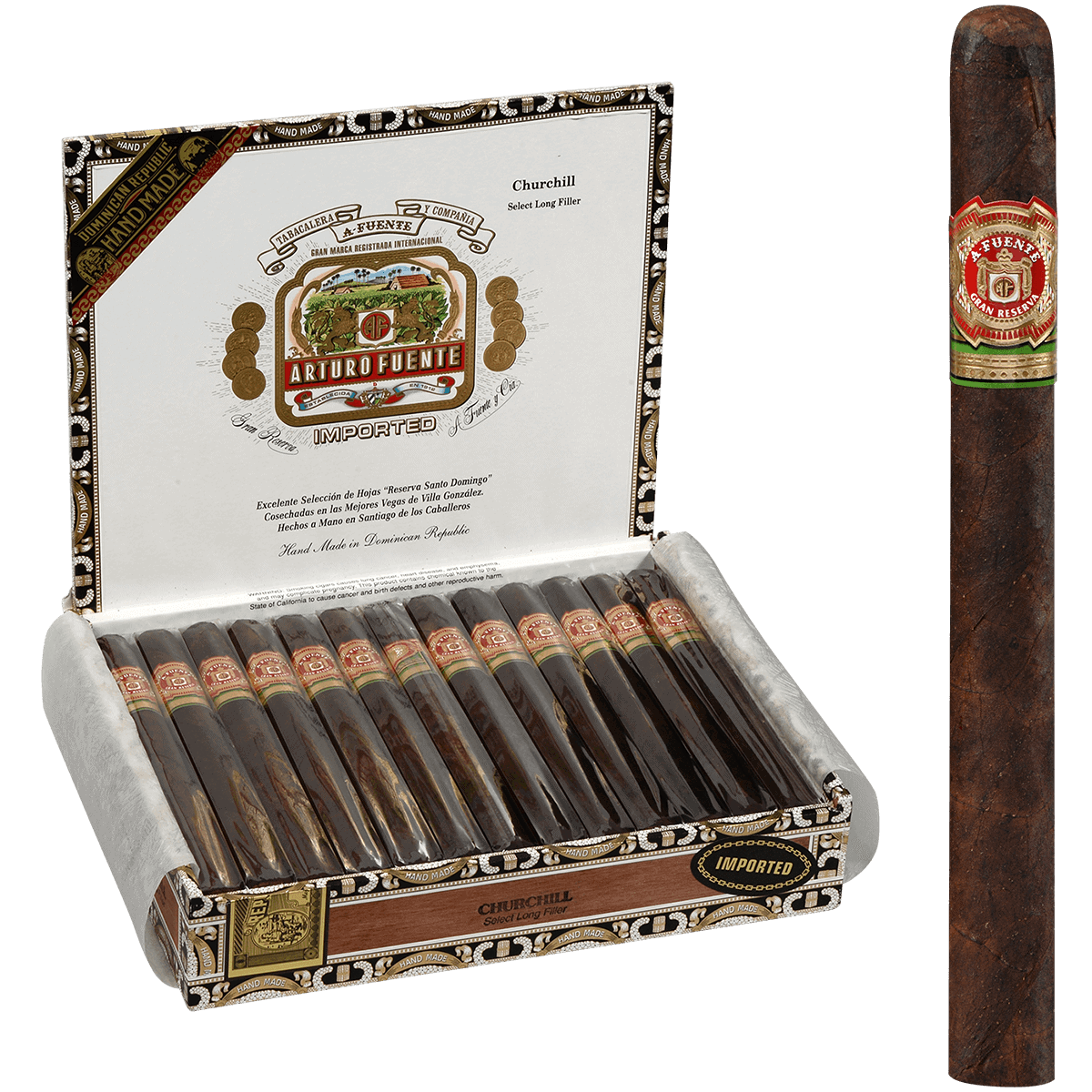 Arturo Fuente Churchill Maduro 25ct