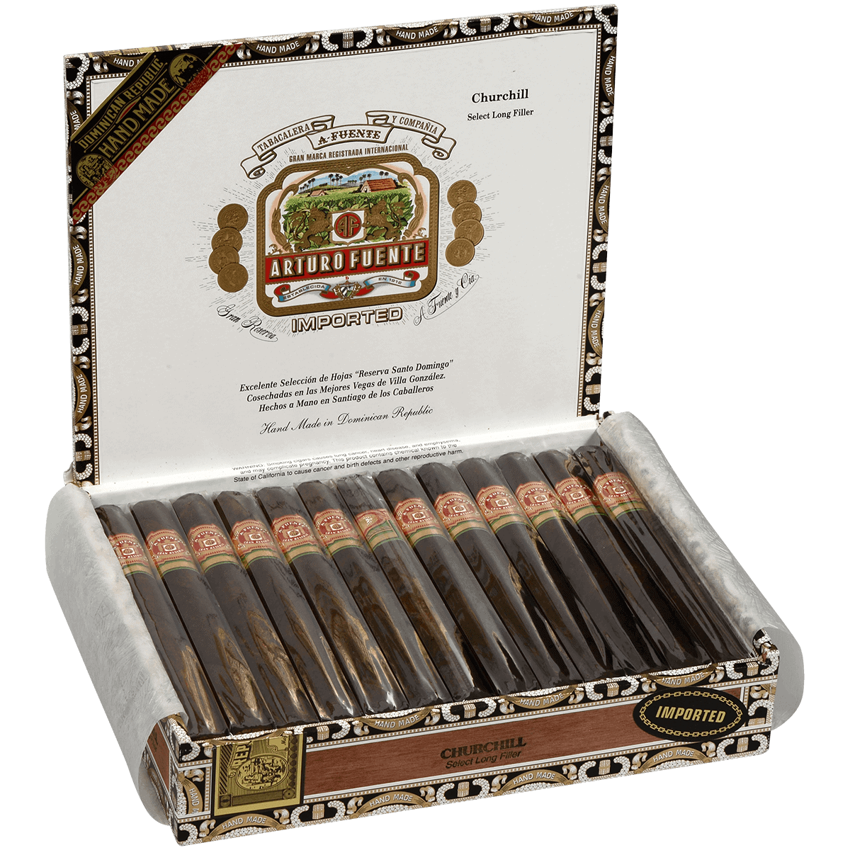 Arturo Fuente Churchill Maduro 25ct 4