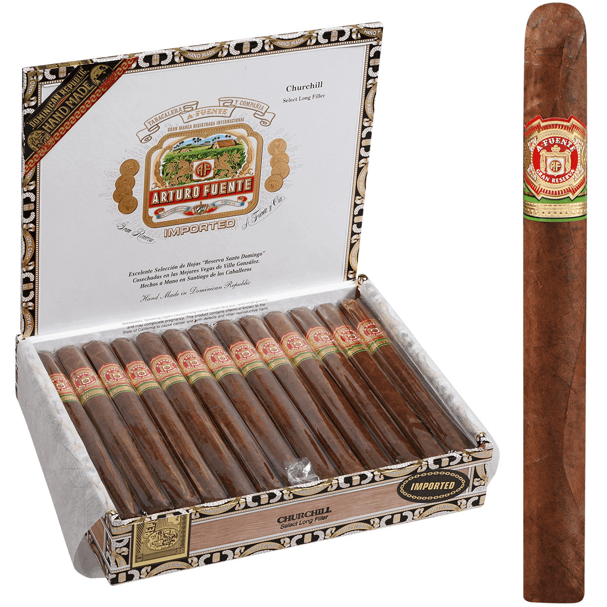 Arturo Fuente Churchill Natural 25ct