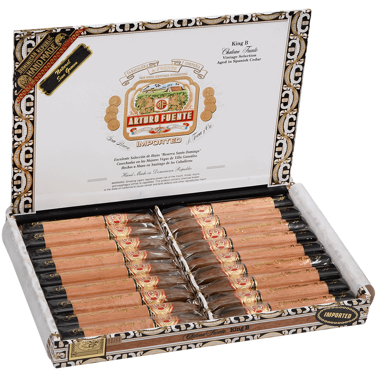 Arturo Fuente Chateau Fuente King B Sungrown 18ct 4