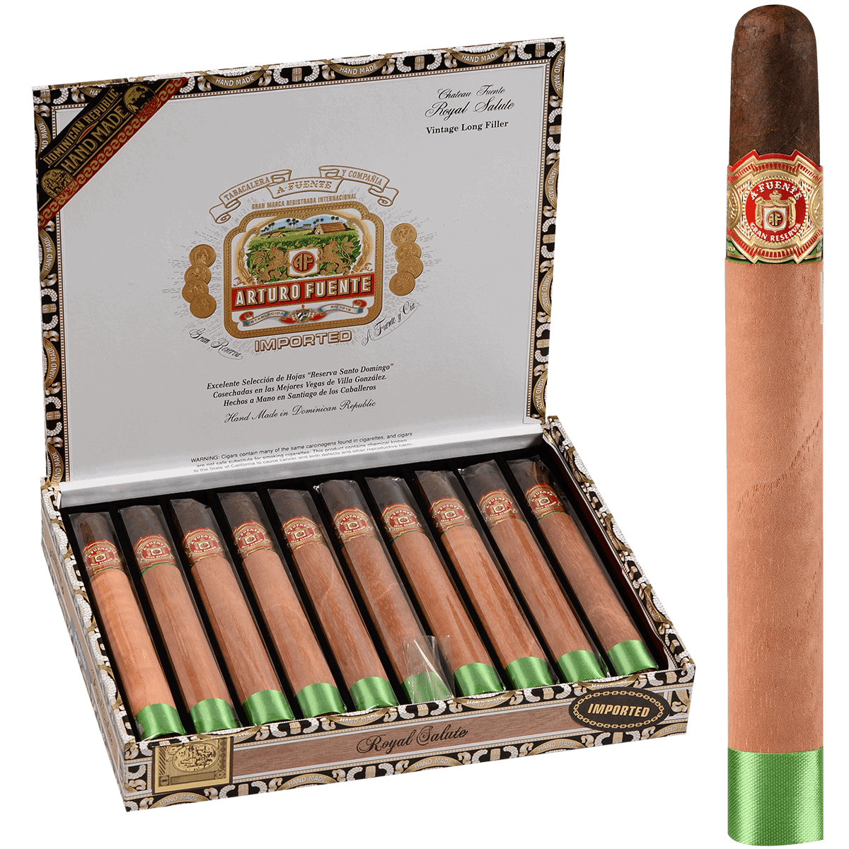 Arturo Fuente Royale Salute Maduro 10ct