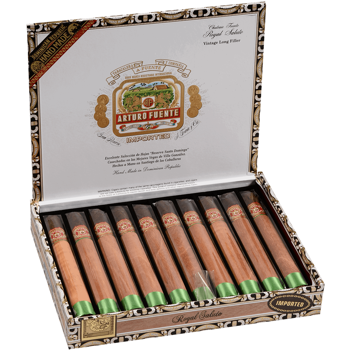Arturo Fuente Royale Salute Maduro 10ct 4