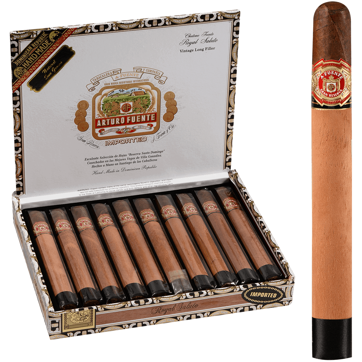 Arturo Fuente Royale Salute Sungrown 10ct