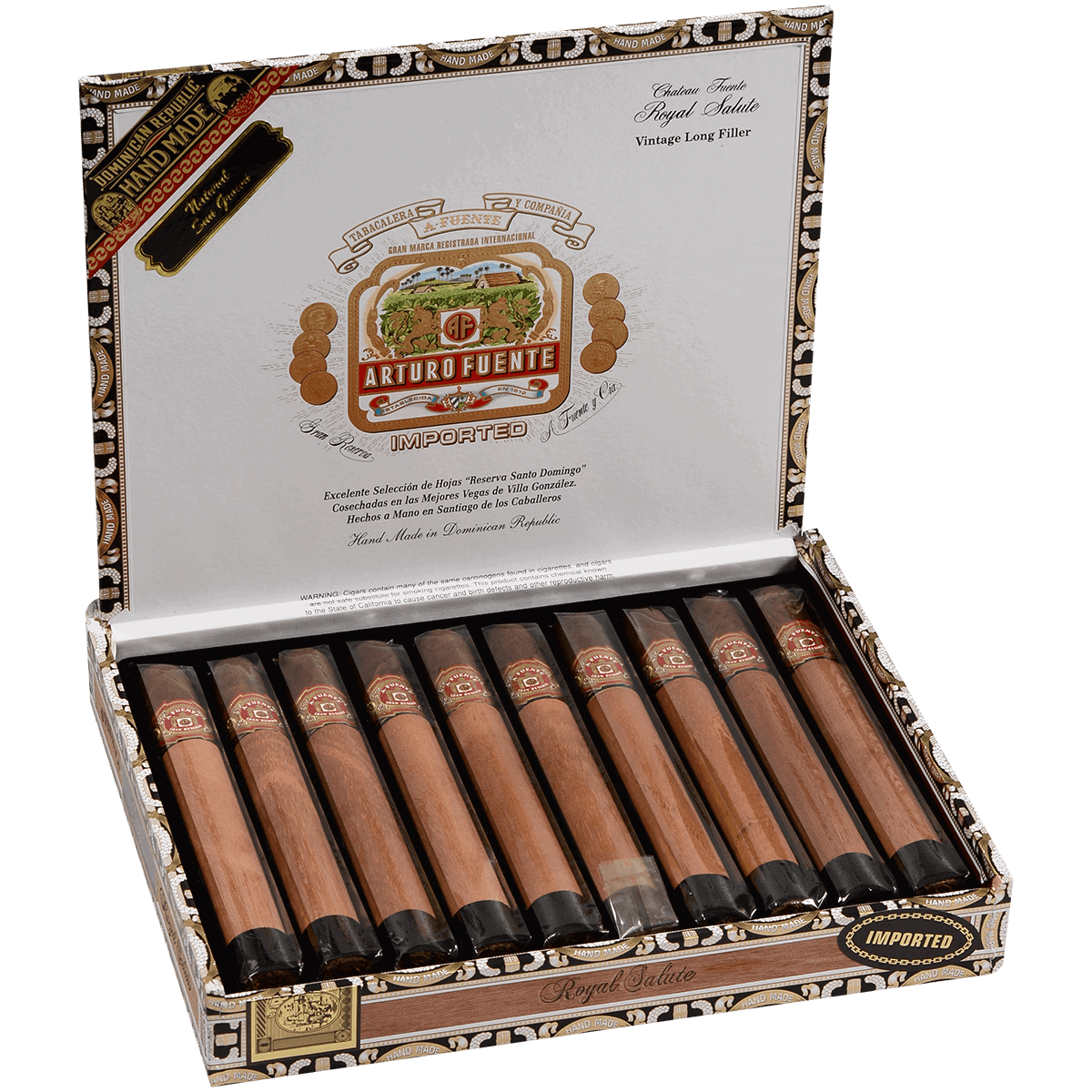 Arturo Fuente Royale Salute Sungrown 10ct 4