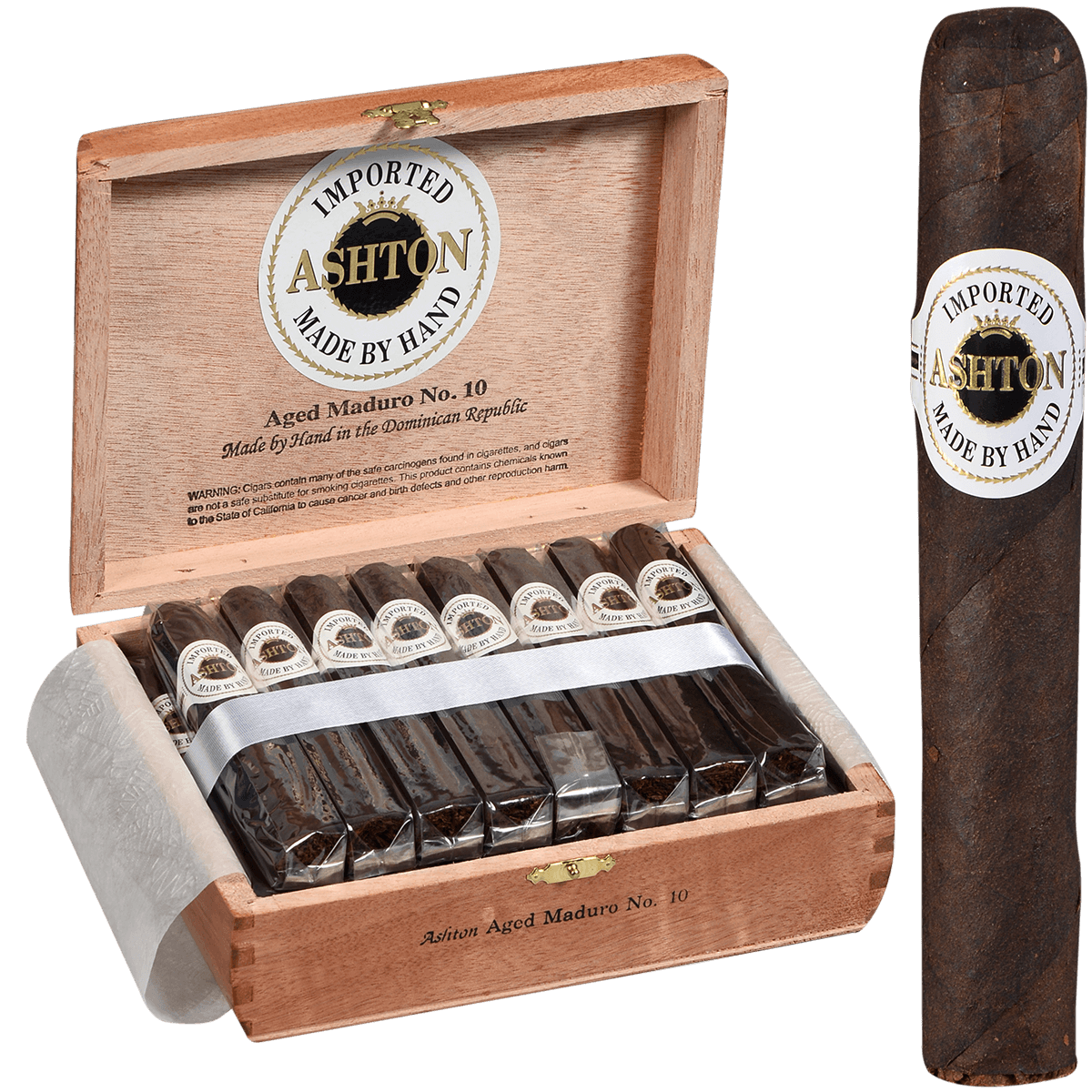 Ashton Aged Maduro No. 10 25ct
