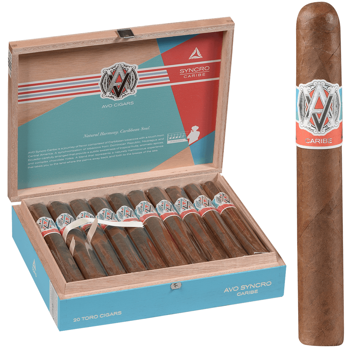 Avo Syncro Caribe Toro 20ct