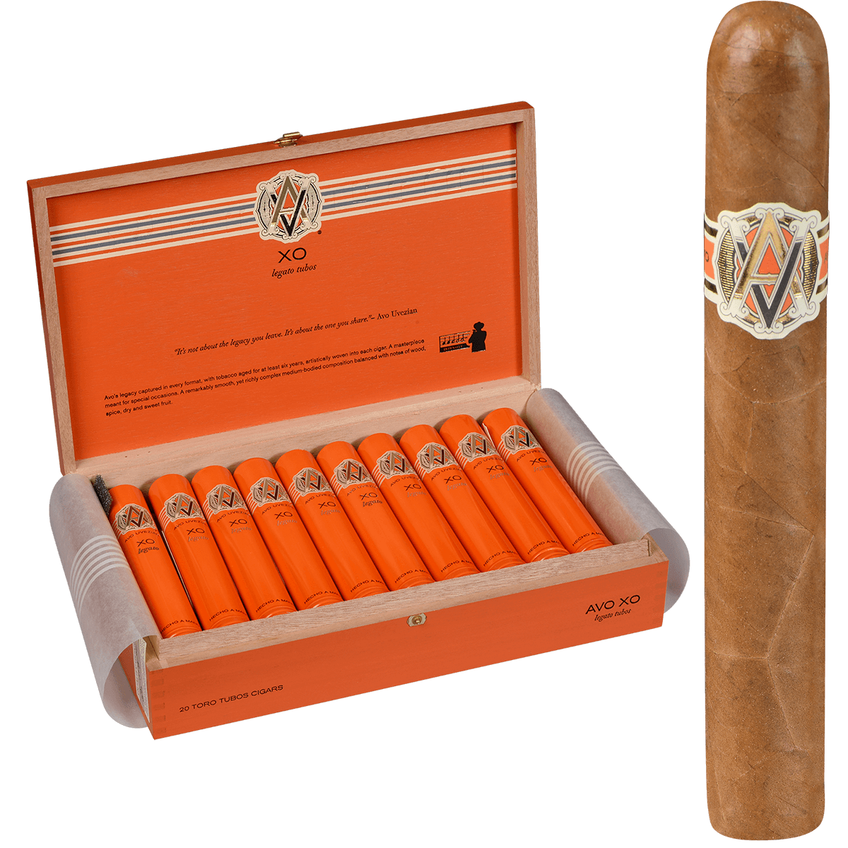 Avo Xo Legato Tubos 20ct