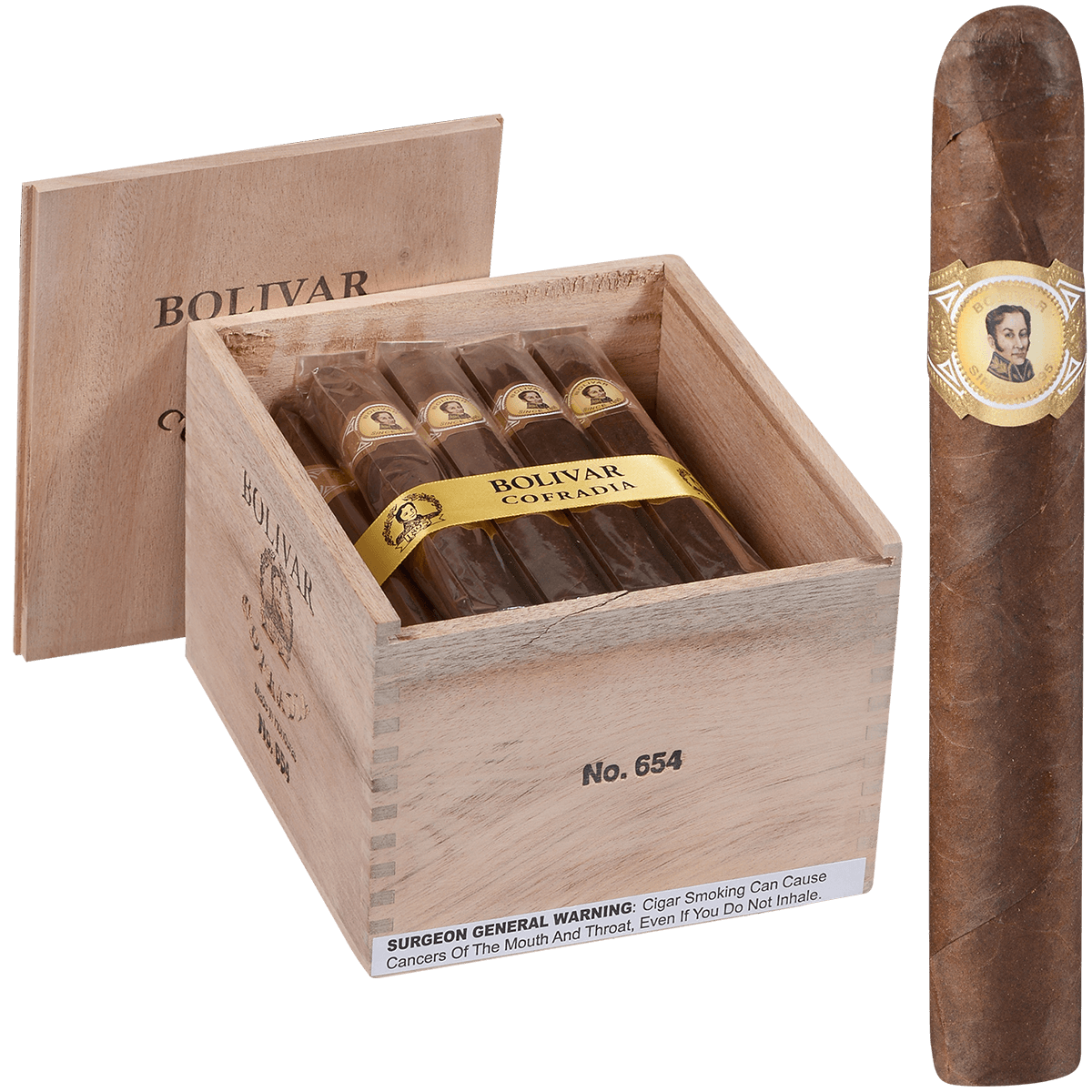 Bolivar Cofradia No.654 Toro 25ct