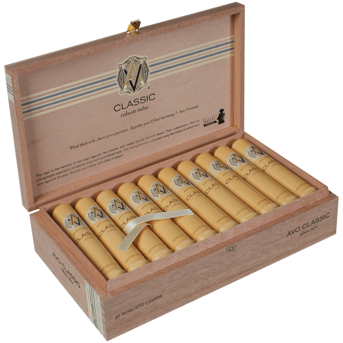 Avo Classic Robusto Tubo 20ct 4
