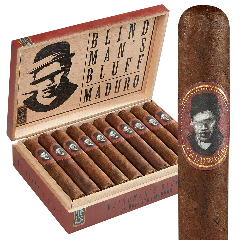 Caldwell Blindmans Bluff Maduro Robusto 20ct