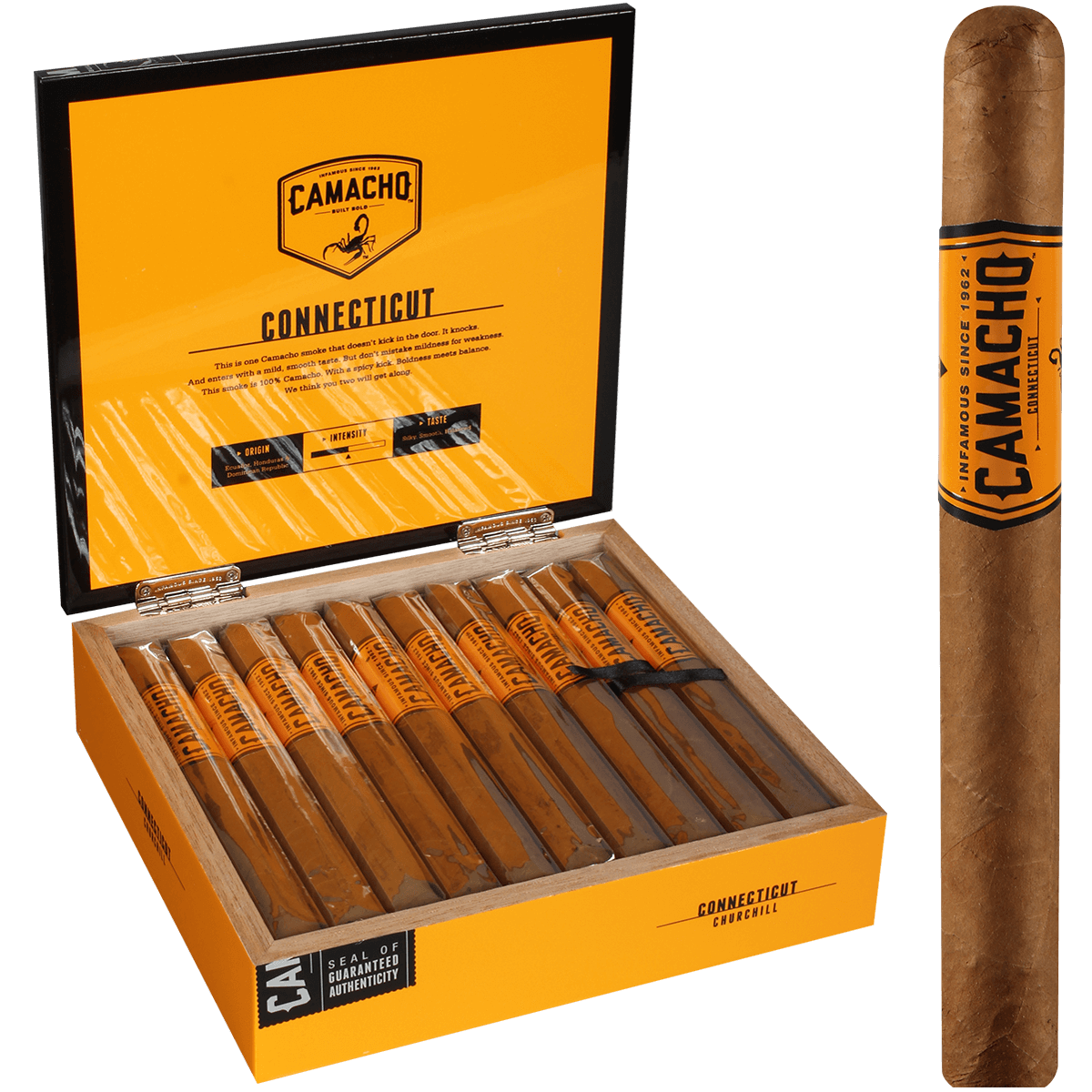 Camacho Connecticut Churchill 20ct