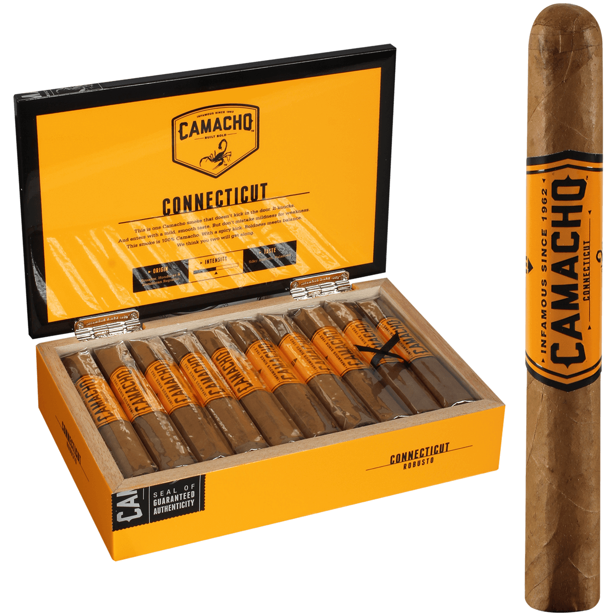 Camacho Connecticut Robusto 20ct