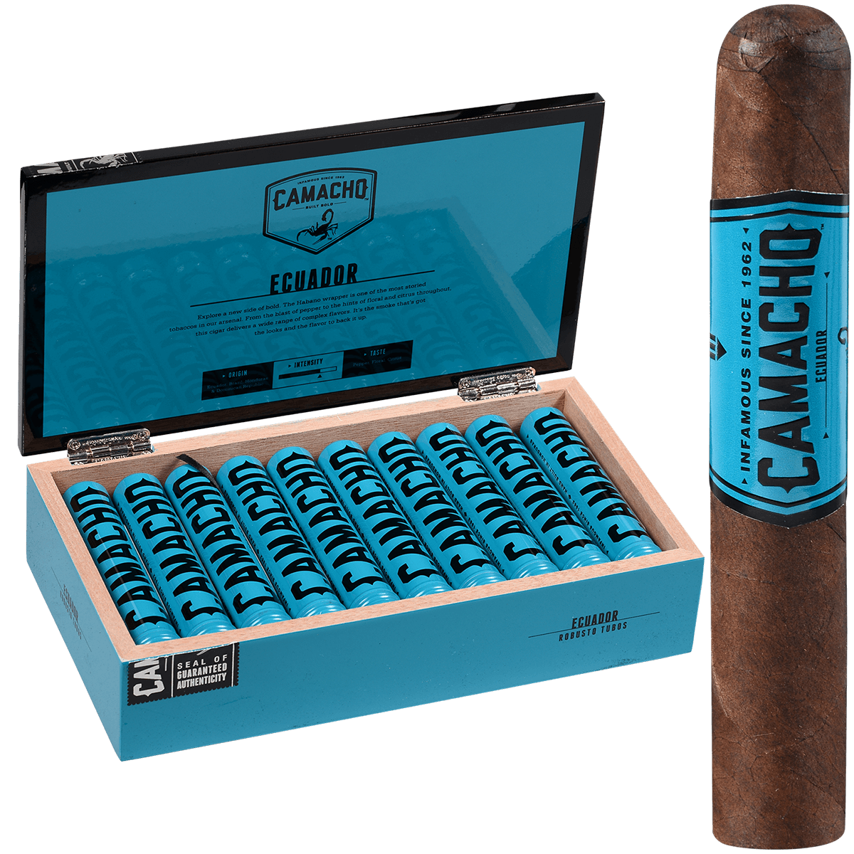 Camacho Ecuador Robusto Tubo 20ct
