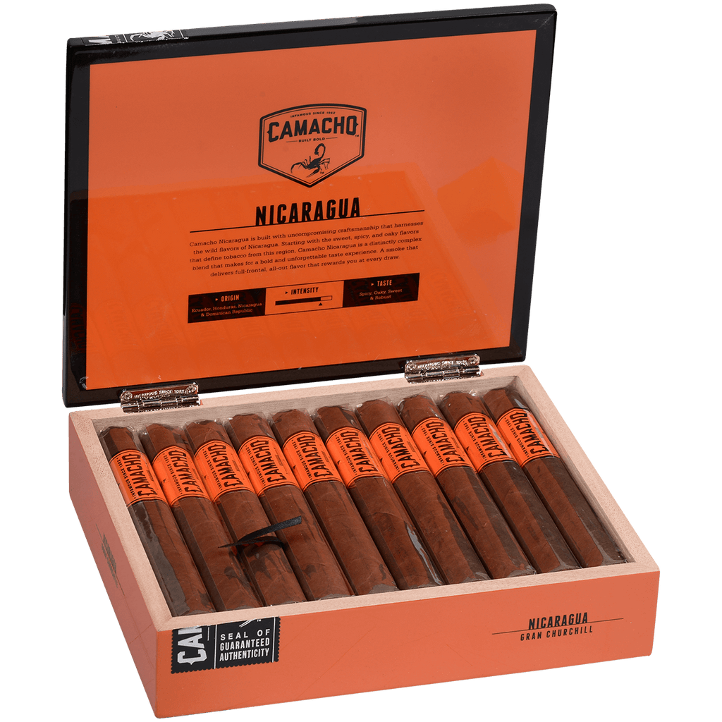 Camacho Nicaragua Gran Churchill 20ct 4