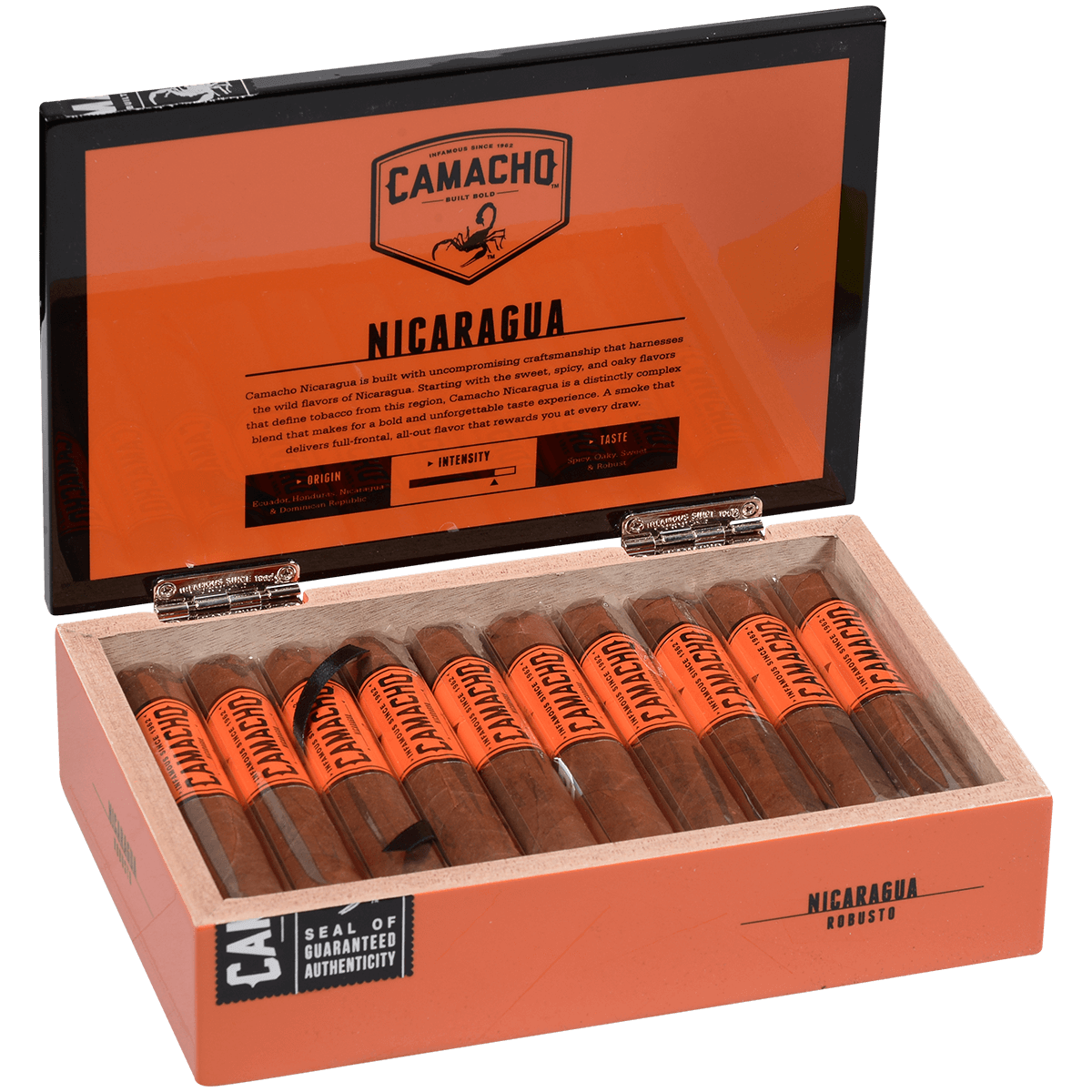 Camacho Nicaragua Robusto 20ct 4