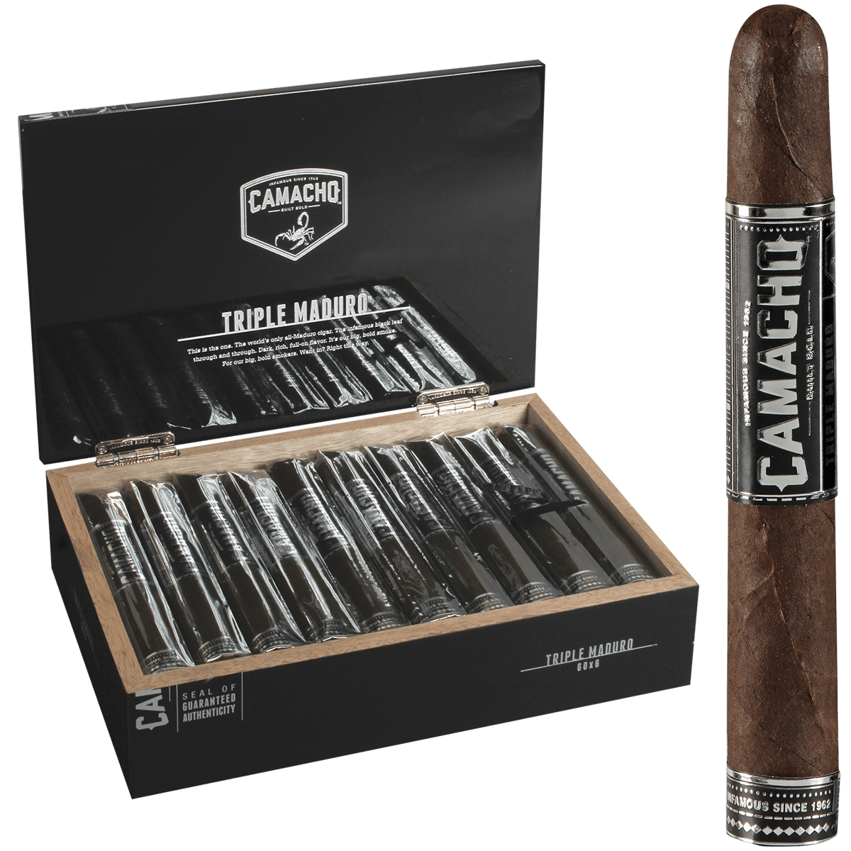 Camacho Triple Maduro 6x60 20ct