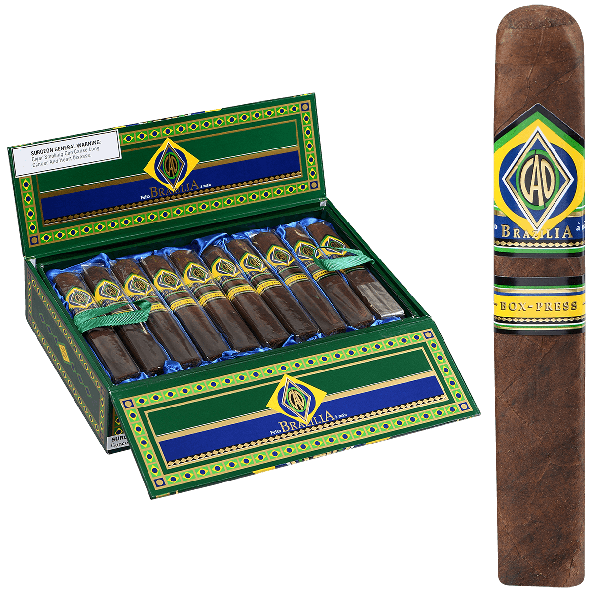 CAO Brazilia Box-Press 20ct