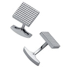St Dupont Square Suit Silver Cufflinks 2