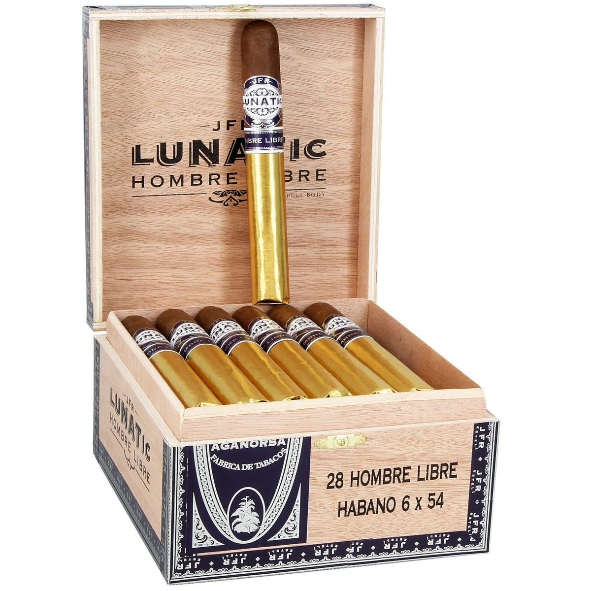 Casa Fernandez JFR Lunatic Hombre Libre Habano 28ct