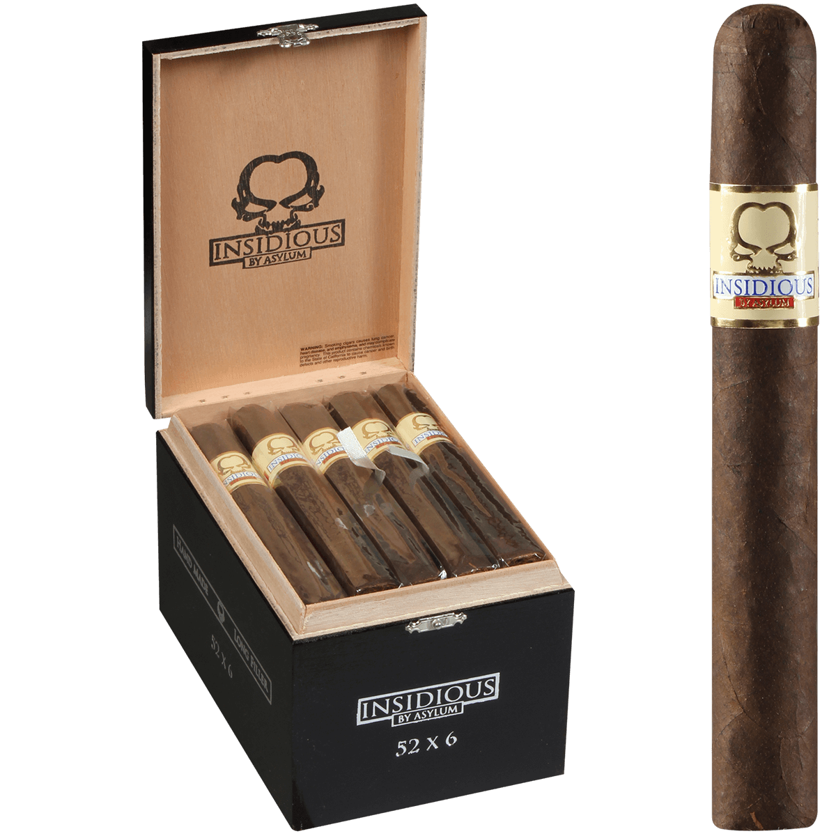 CLE Asylum Insidious Maduro 52x6 25ct