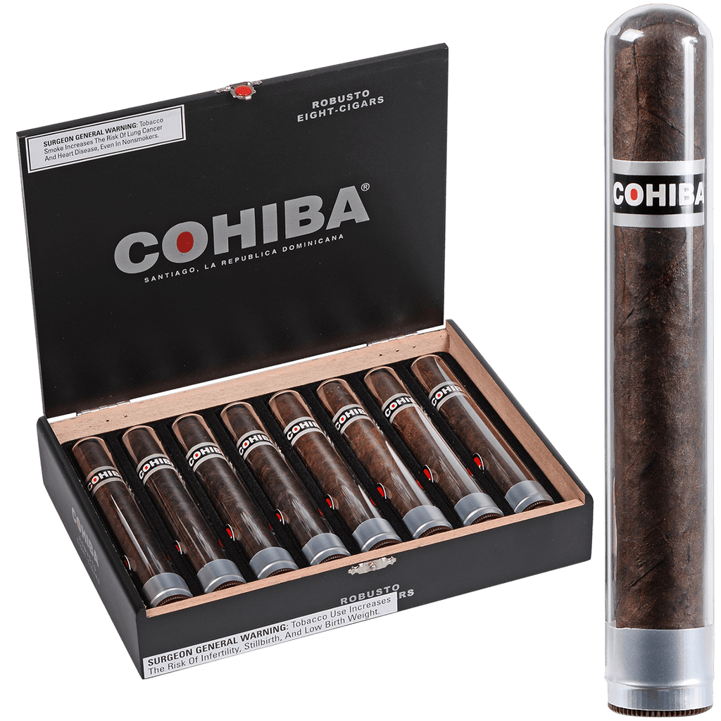 Cohiba Black Robusto Crystal Tube 8ct