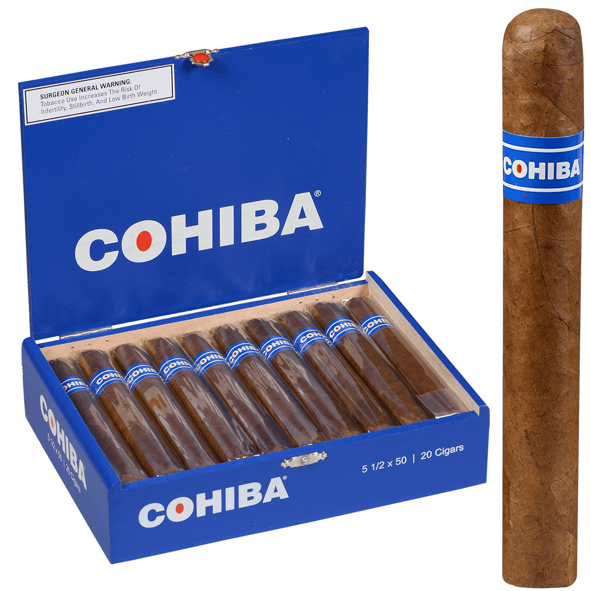 Cohiba Blue Clasico Robusto 20ct
