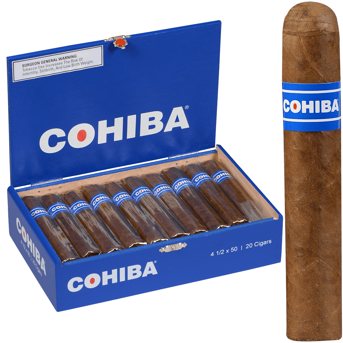 Cohiba Blue Clasico Rothschild 20ct