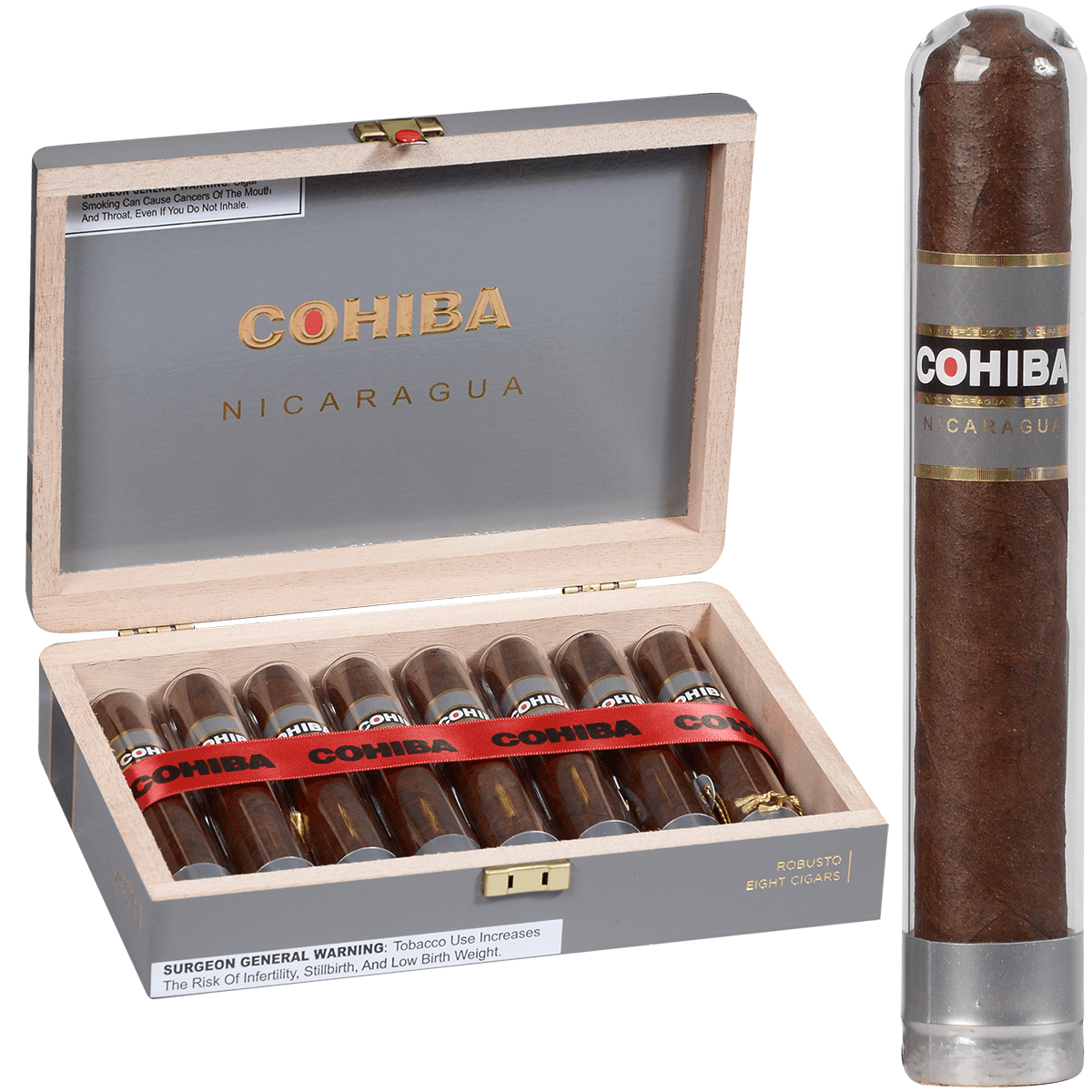 Cohiba Nicaragua N50 En Crystale 8ct