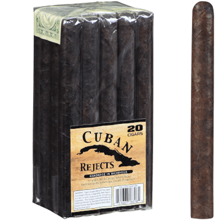 Cuban Rejects Churchill Maduro Box of 20