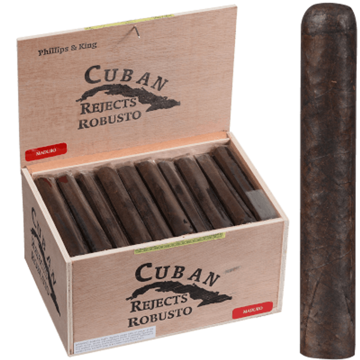 Cuban Rejects Robusto Maduro 50ct