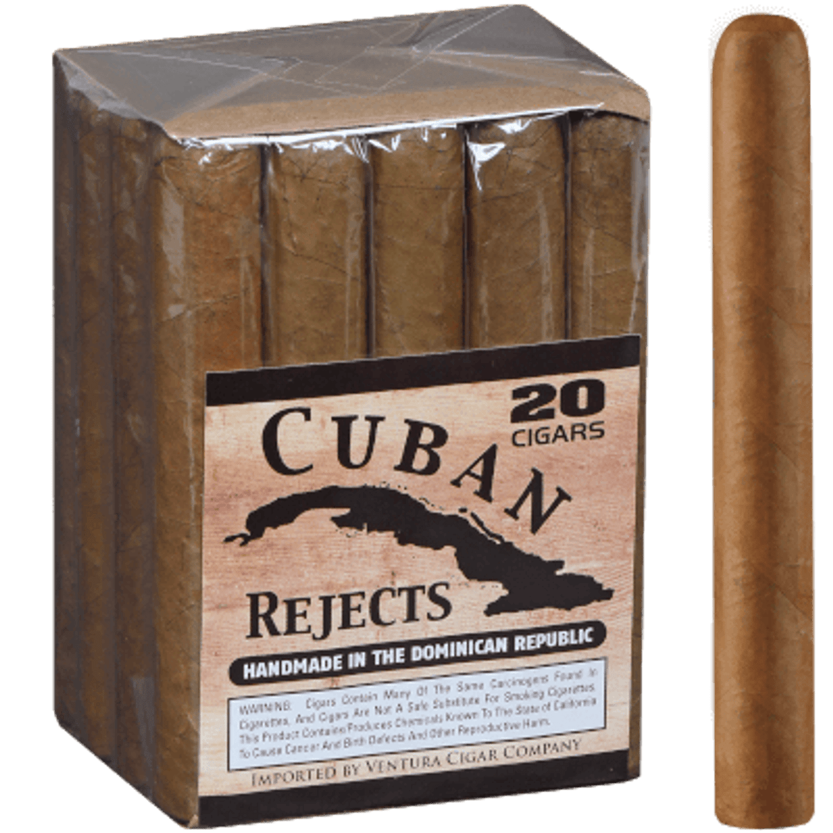 Cuban Rejects Robusto Natural Box of 20