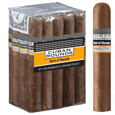 Cuban Rounds Robusto Connecticut 20ct