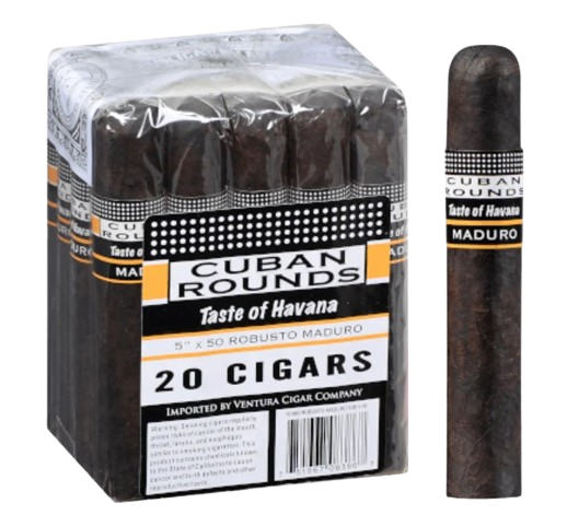 Cuban Rounds Robusto Maduro Box of 20