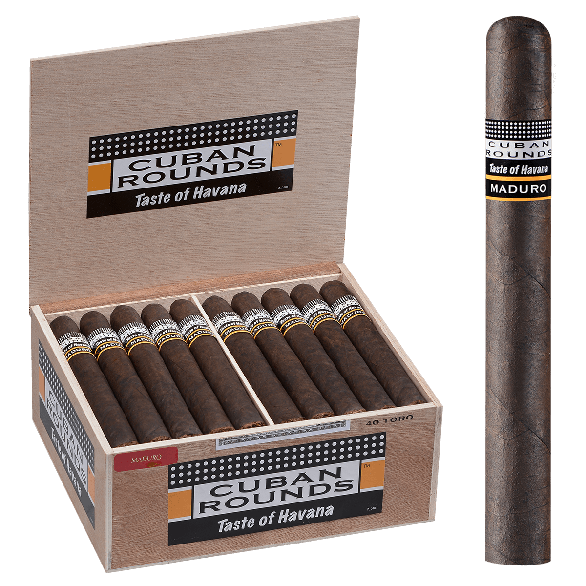 Cuban Rounds Toro Maduro 40ct