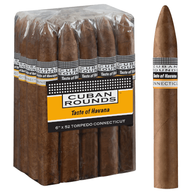 Cuban Rounds Torpedo Connecticut 20ct