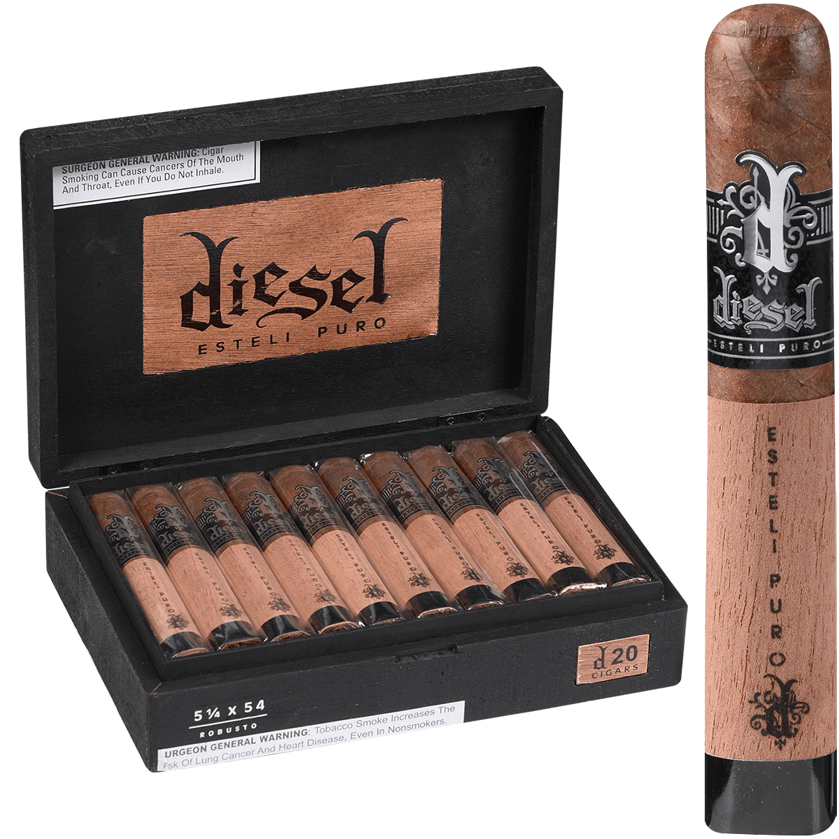 Diesel Esteli Puro Robusto 20ct