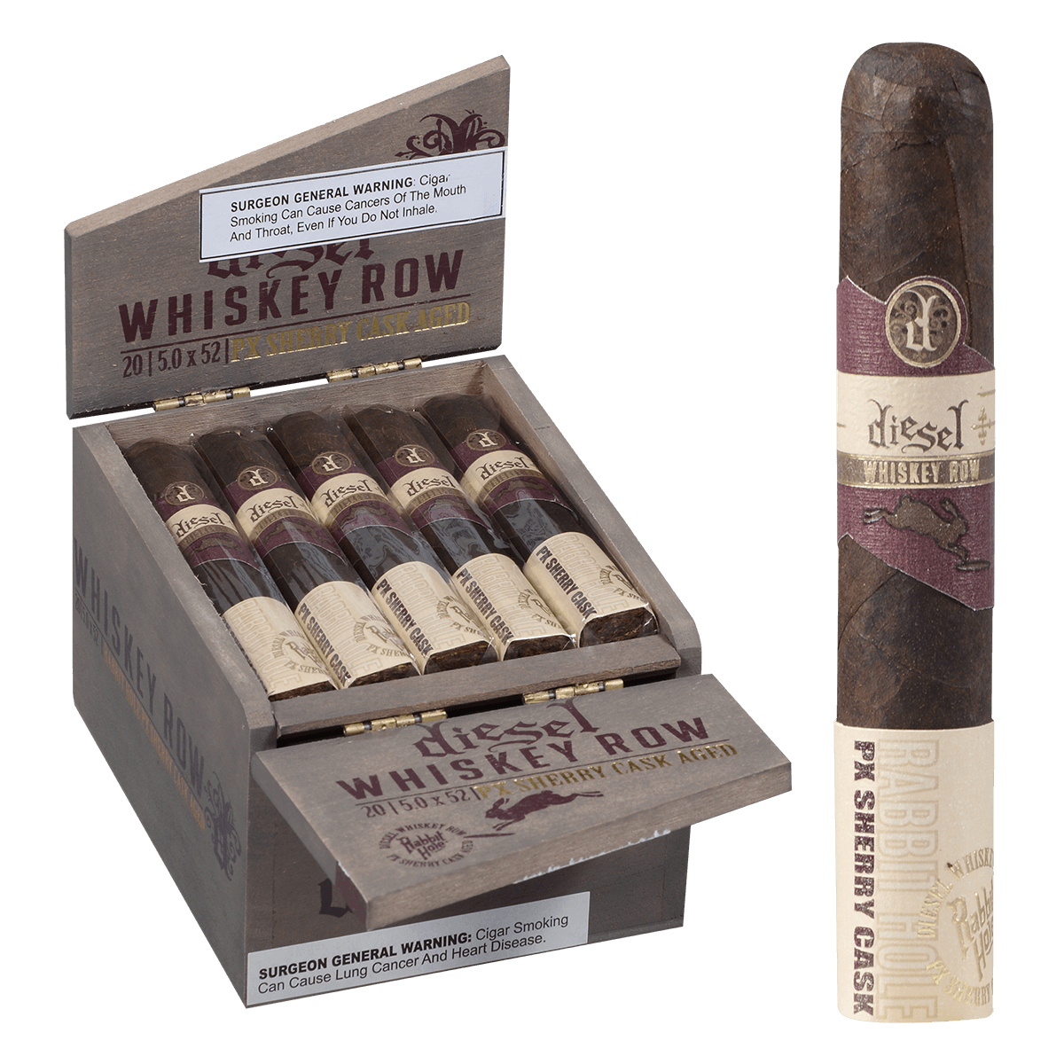Diesel Whiskey Row Sherry Cask Robusto 20ct
