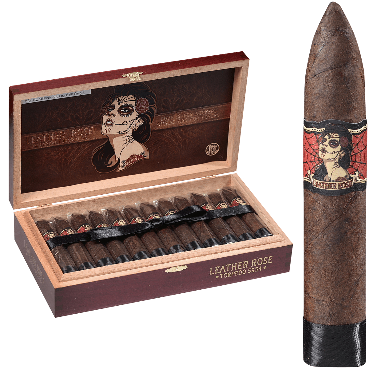 Drew Estate Deadwood Leather Rose Torpedo 24ct