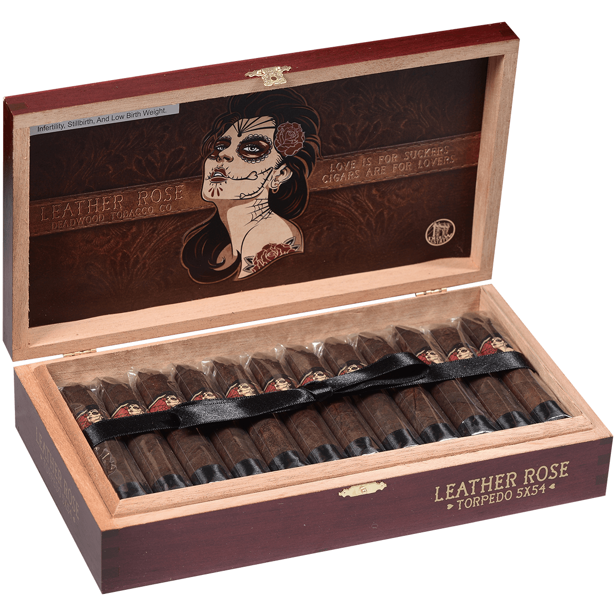 Drew Estate Deadwood Leather Rose Torpedo 24ct 4