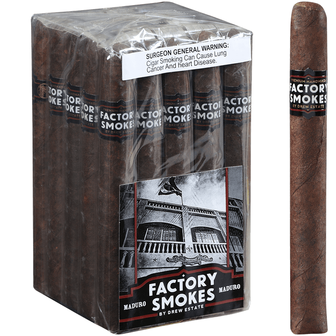 Drew Estate Factory Smokes Maduro Churchill 25ct