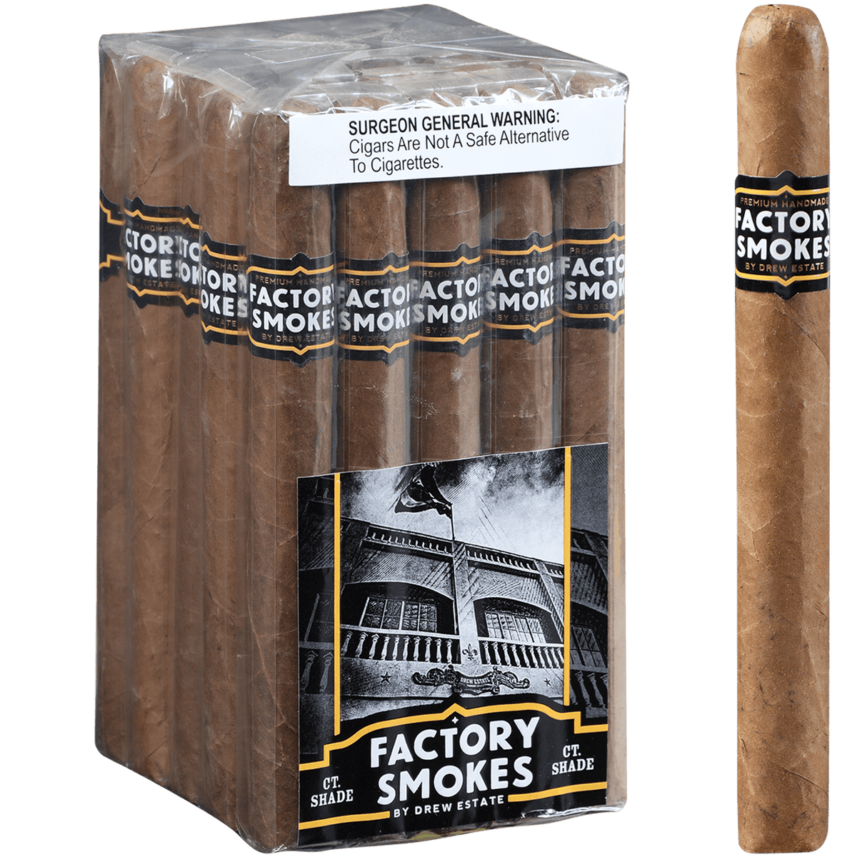 Drew Estate Factory Smokes Shade Churchill 25ct