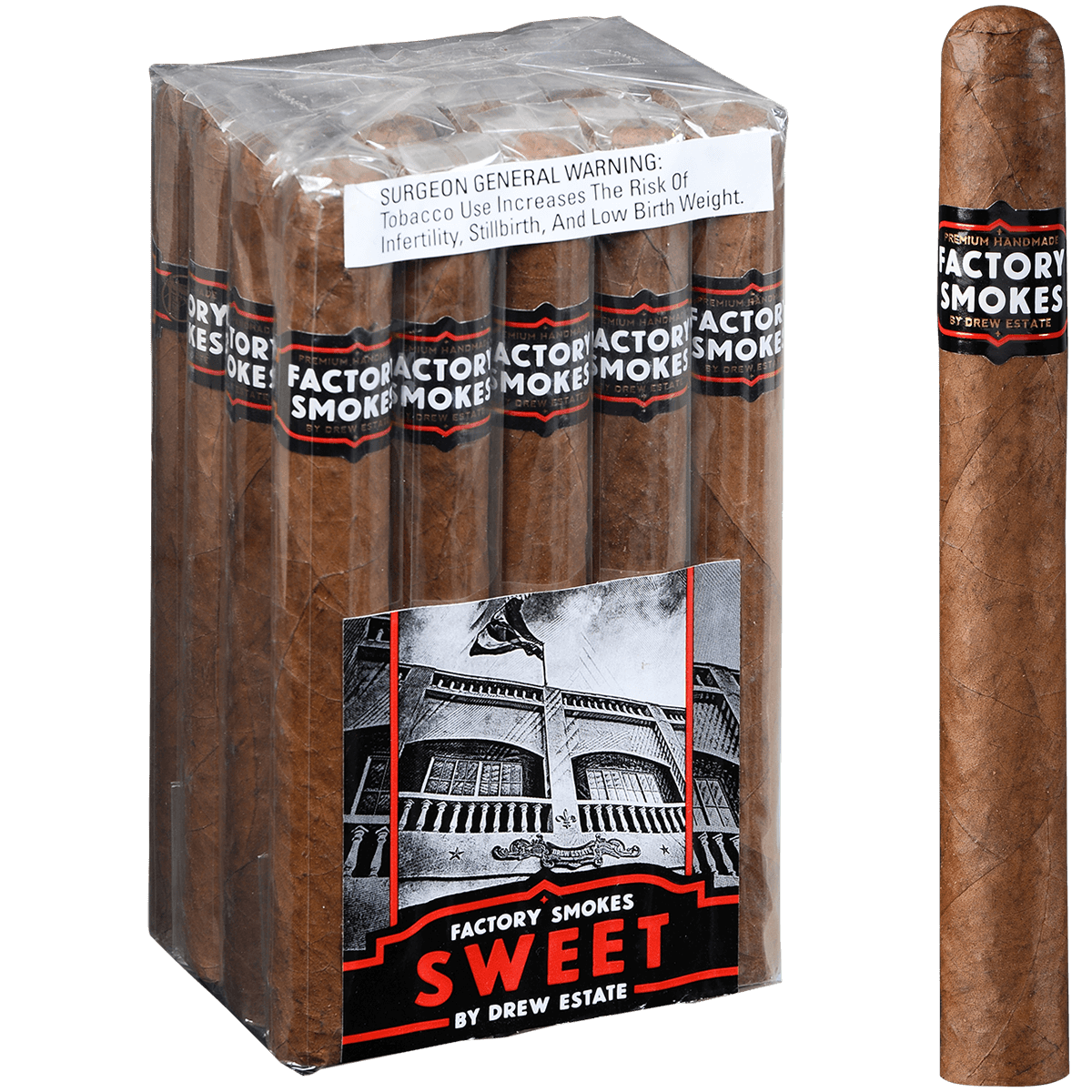 Drew Estate Factory Smokes Sweet Churchill 20ct